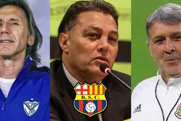 El máximo dirigente de Barcelona SC habló sobre quién se hará cargo del banquillo Torero