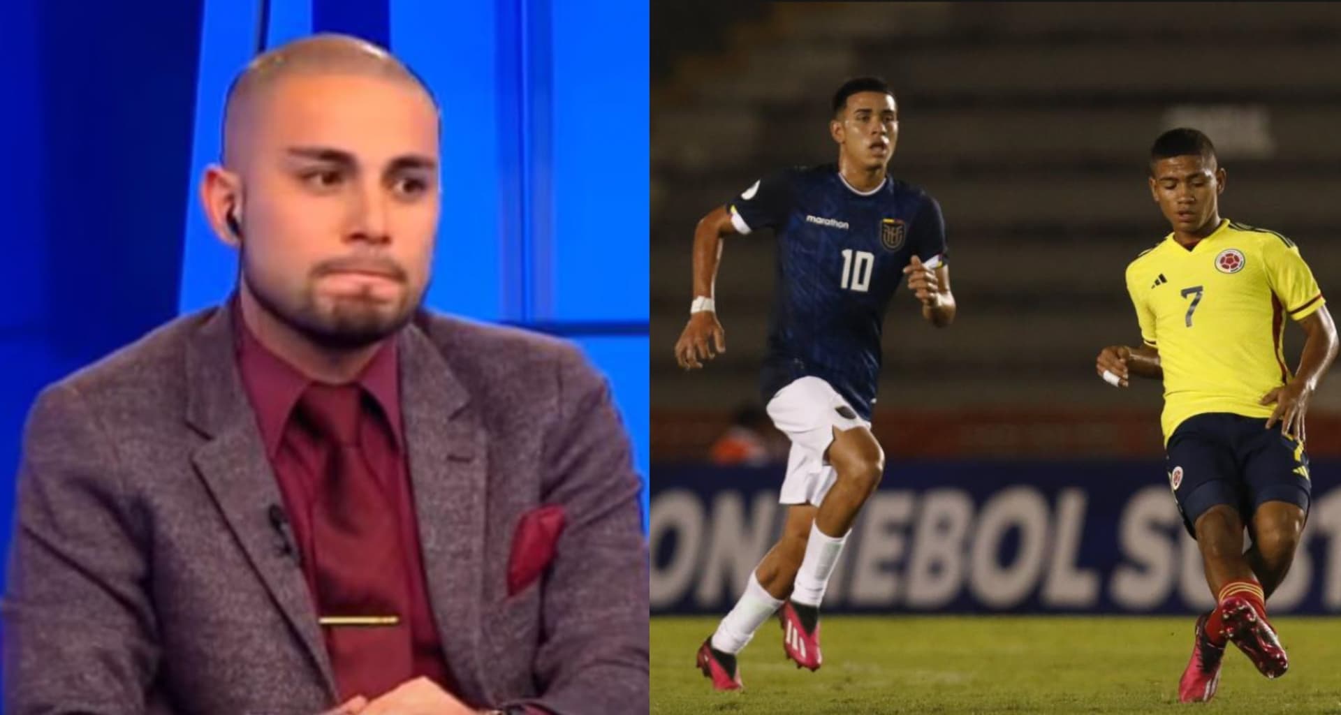 El periodista colombiano se rindió a los pies de Kendry Páez
