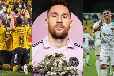 El sueldo de Messi en la MLS alcanzaría para comprar a Barcelona SC y LDU