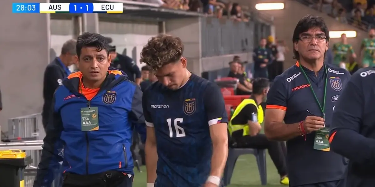 El tiempo que Jeremy Sarmiento estará de baja en la Selección Ecuatoriana