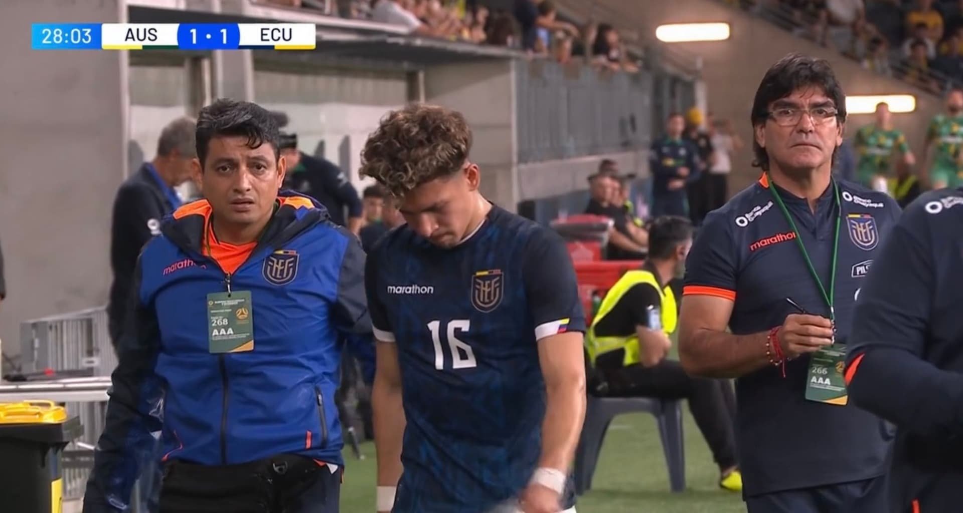 El tiempo que Jeremy Sarmiento estará de baja en la Selección Ecuatoriana