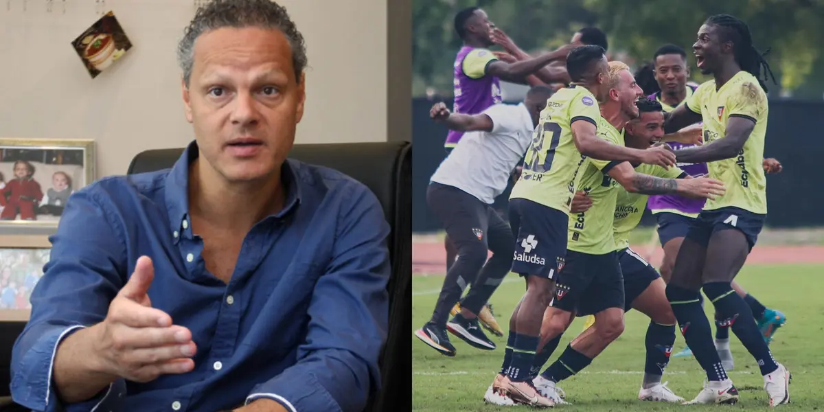 Estaban Paz habló luego de la trabajada victoria de Liga de Quito ante Guayaquil City, en los minutos finales