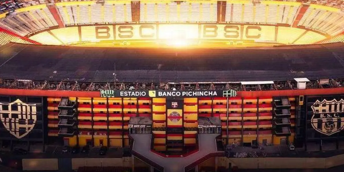 Estadio Monumental . FOTO: Ecuavisa
