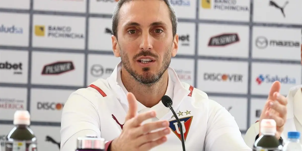 Esteban Paz no se convenció de que sea un clásico el Liga de Quito contra Barcelona SC.