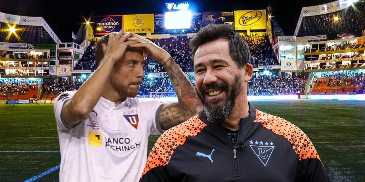 Ezequiel Piovi, Pablo Sánchez. Foto tomada de: Liga de Quito