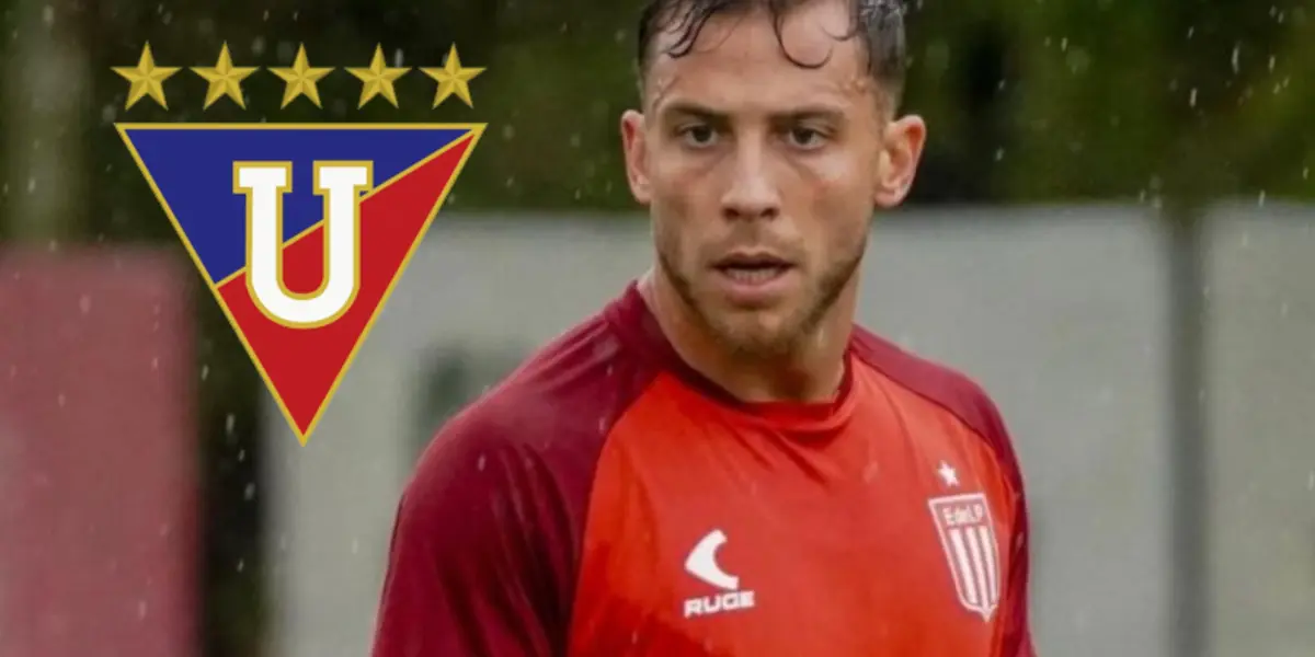 Ezequiel Piovi y Liga de Quito / Foto de: Nación Fútbol Ecuador