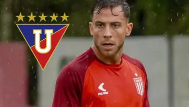 Ezequiel Piovi y Liga de Quito / Foto de: Nación Fútbol Ecuador