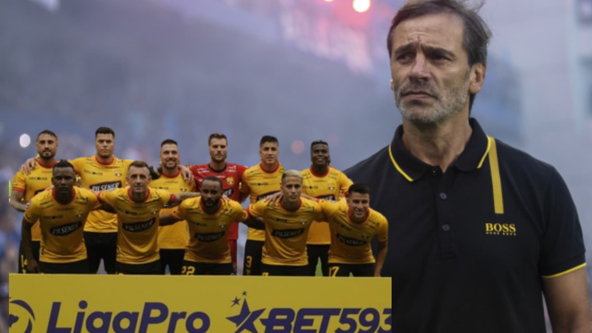 Fabián Bustos y Barcelona SC