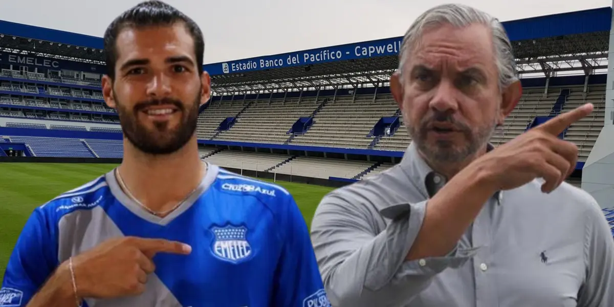 Facundo Castelli y José Pileggi (Foto tomada de: El Universo/Emelec)