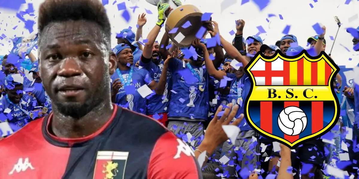 Felipe Caicedo y Emelec campeón