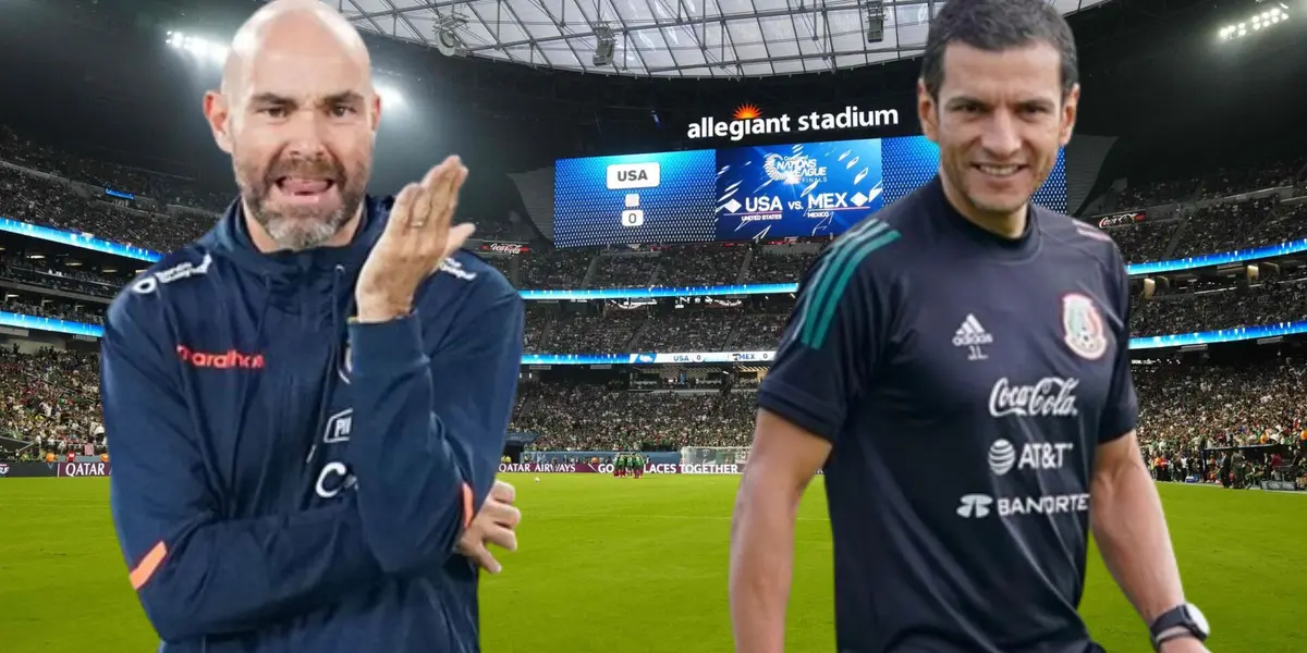 Félix Sánchez y Jaime Lozano (Foto tomada de: Diario AS/Norte Digital/El Canal del Fútbol)