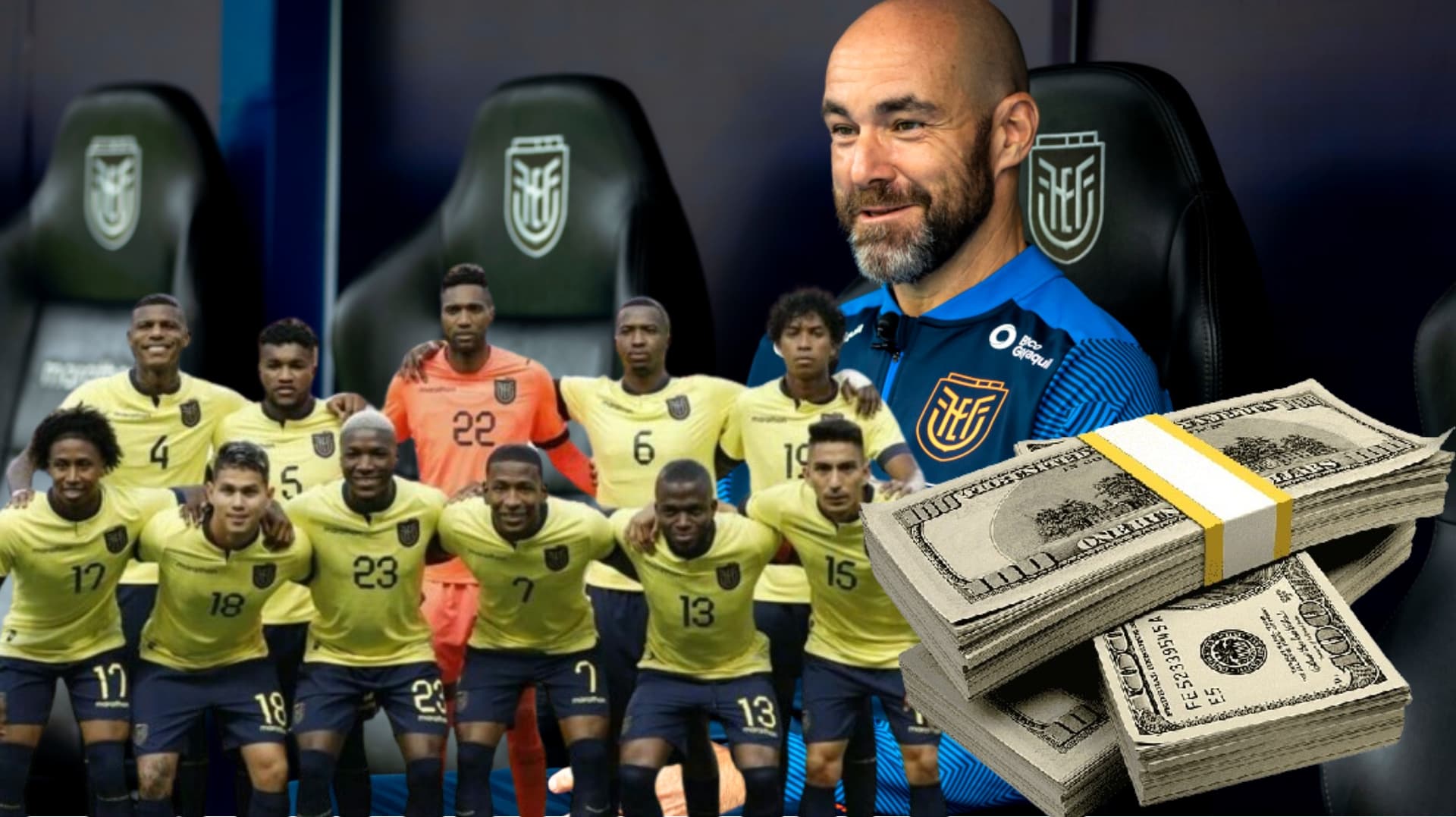 Félix Sánchez y la selección de Ecuador