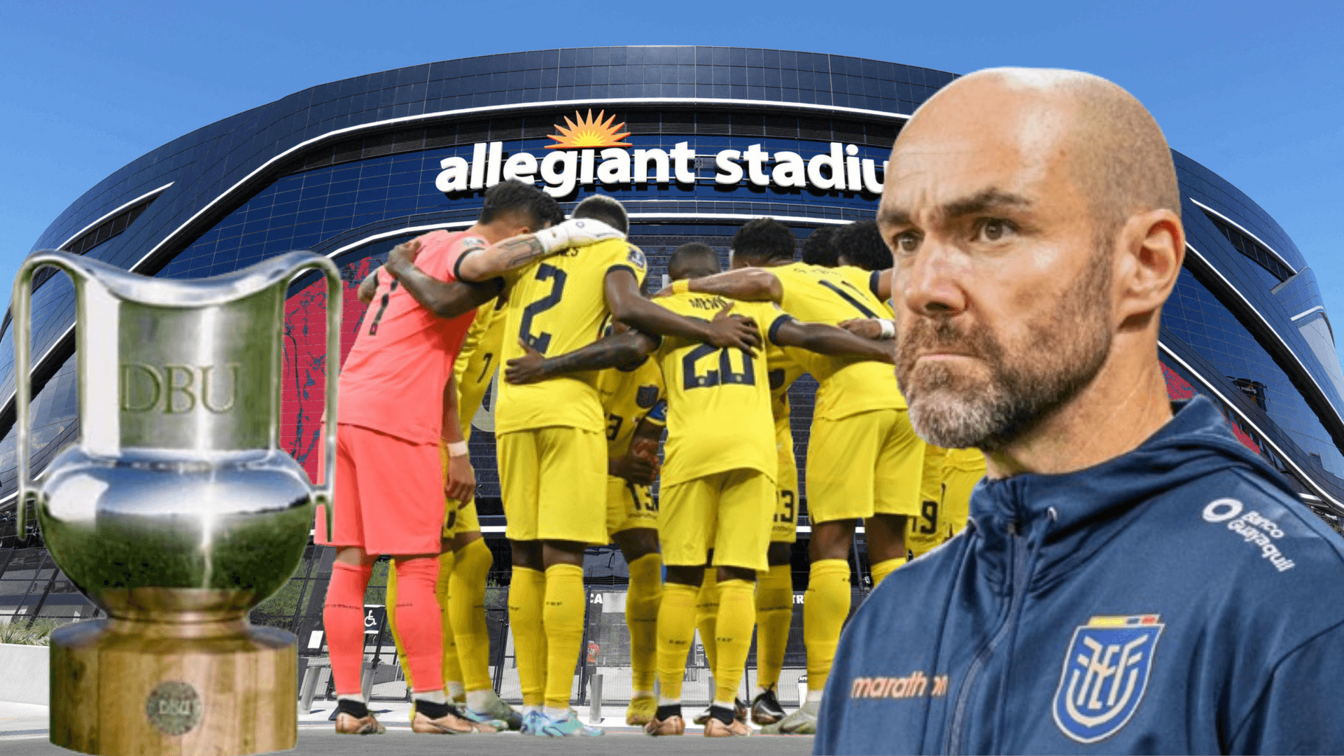Félix Sánchez y la Selección Ecuatoriana (Foto tomada de: Diario AS/AFP/Fotball Predictions/La Tri)