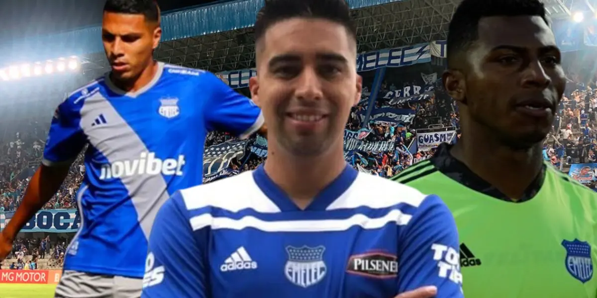 Fernando León, Cristhian Noboa y Pedro Ortíz