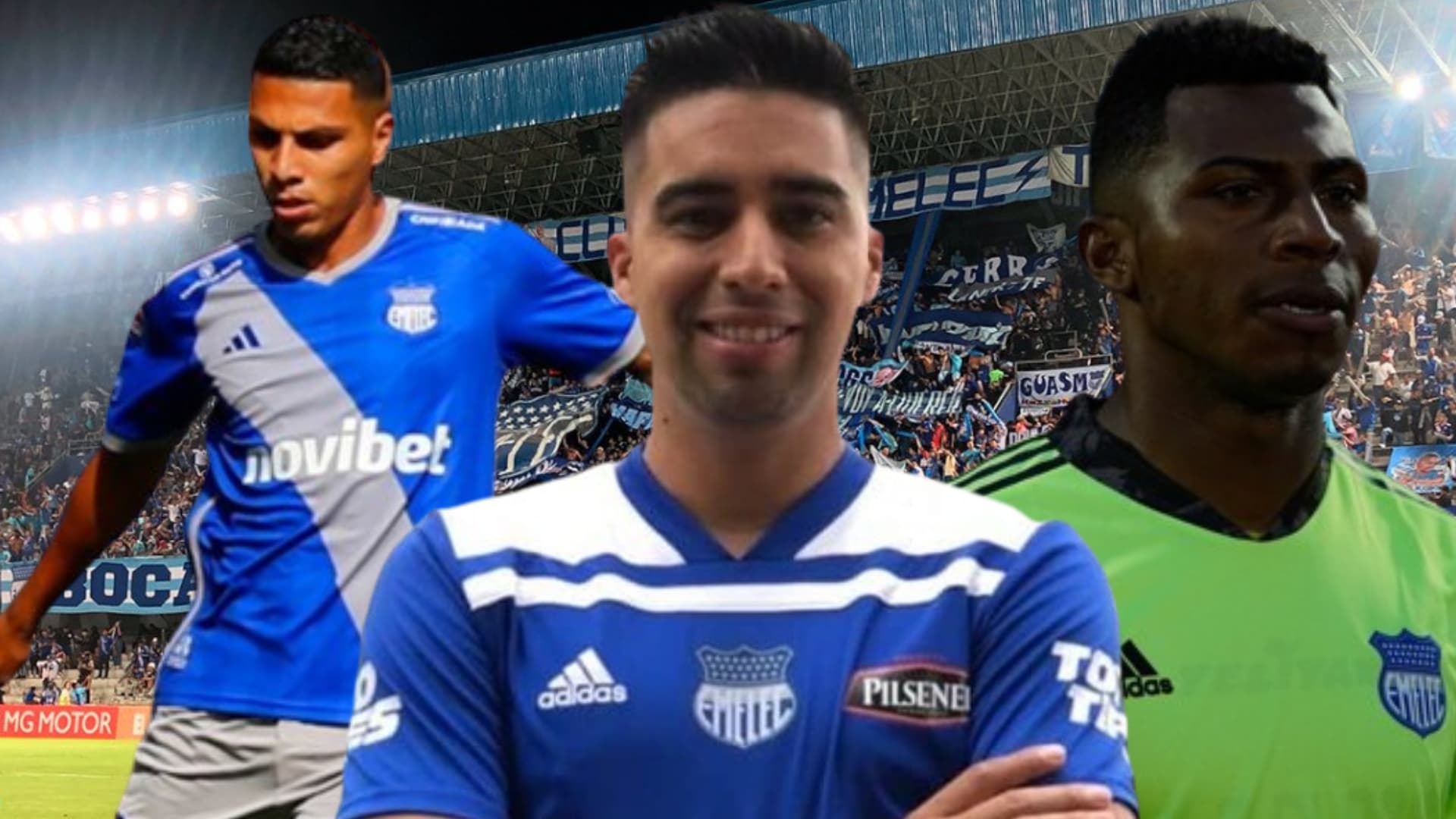 Fernando León, Cristhian Noboa y Pedro Ortíz