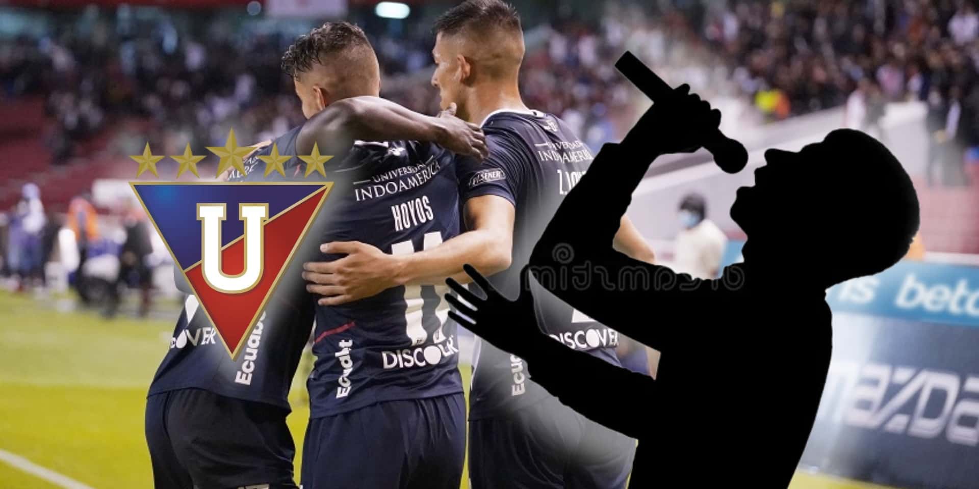 Festejo de los jugadores de LDU (Fuente: Afición Central)