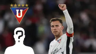 Foto: Pamela Suntaxi, rueda de prensa de Liga Deportiva Universitaria