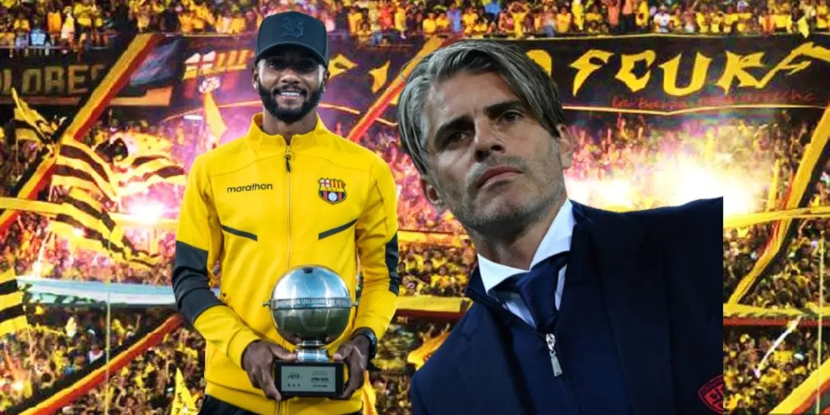 Fue el mejor de Barcelona SC y lo sentó, Diego López habló de Leonai Souza