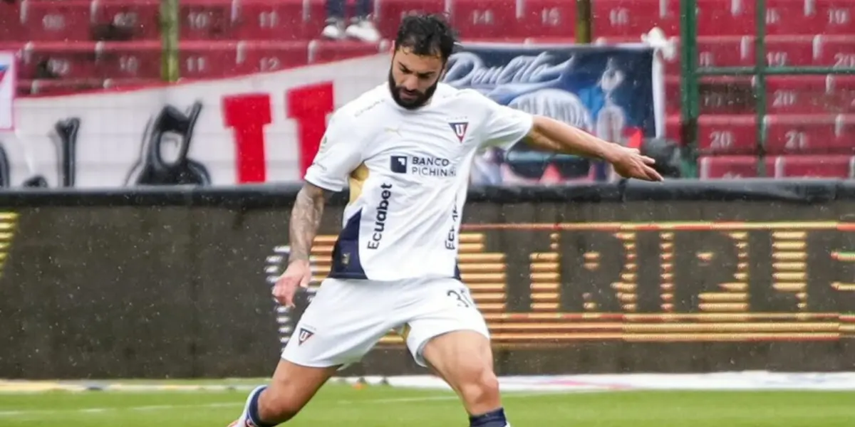 Gian Franco Allala jugador de Liga de Quito