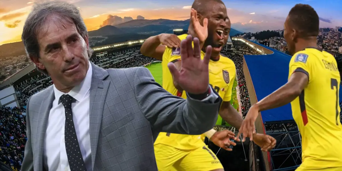 Guillermo Almada y Selección Ecuatoriana (Foto tomada de: Liga de Quito/Mexsports/La Tri)