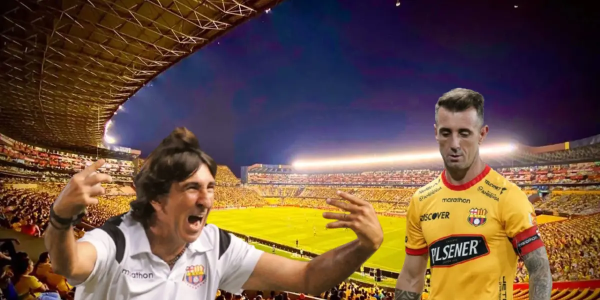 Gustavo Costas y Damián Díaz / Foto de: Nación Fútbol Ecuador