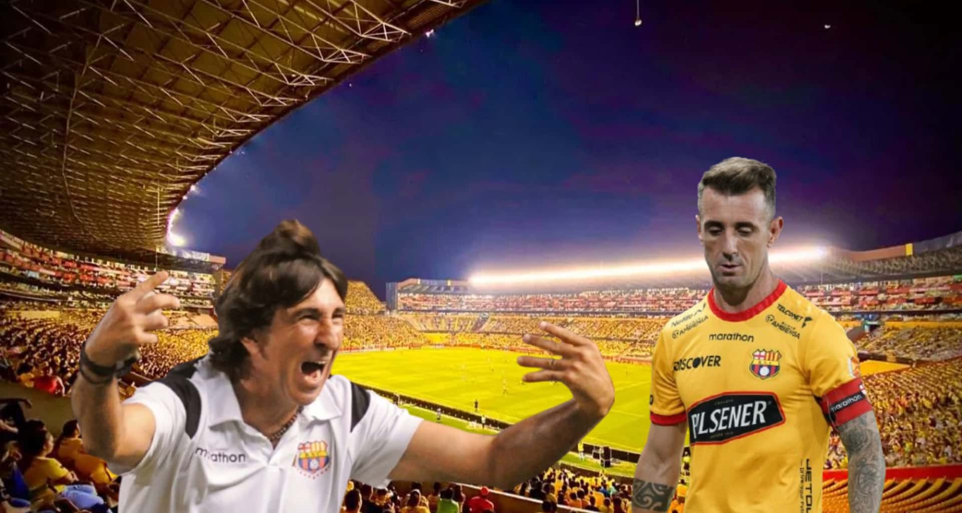 Gustavo Costas y Damián Díaz / Foto de: Nación Fútbol Ecuador