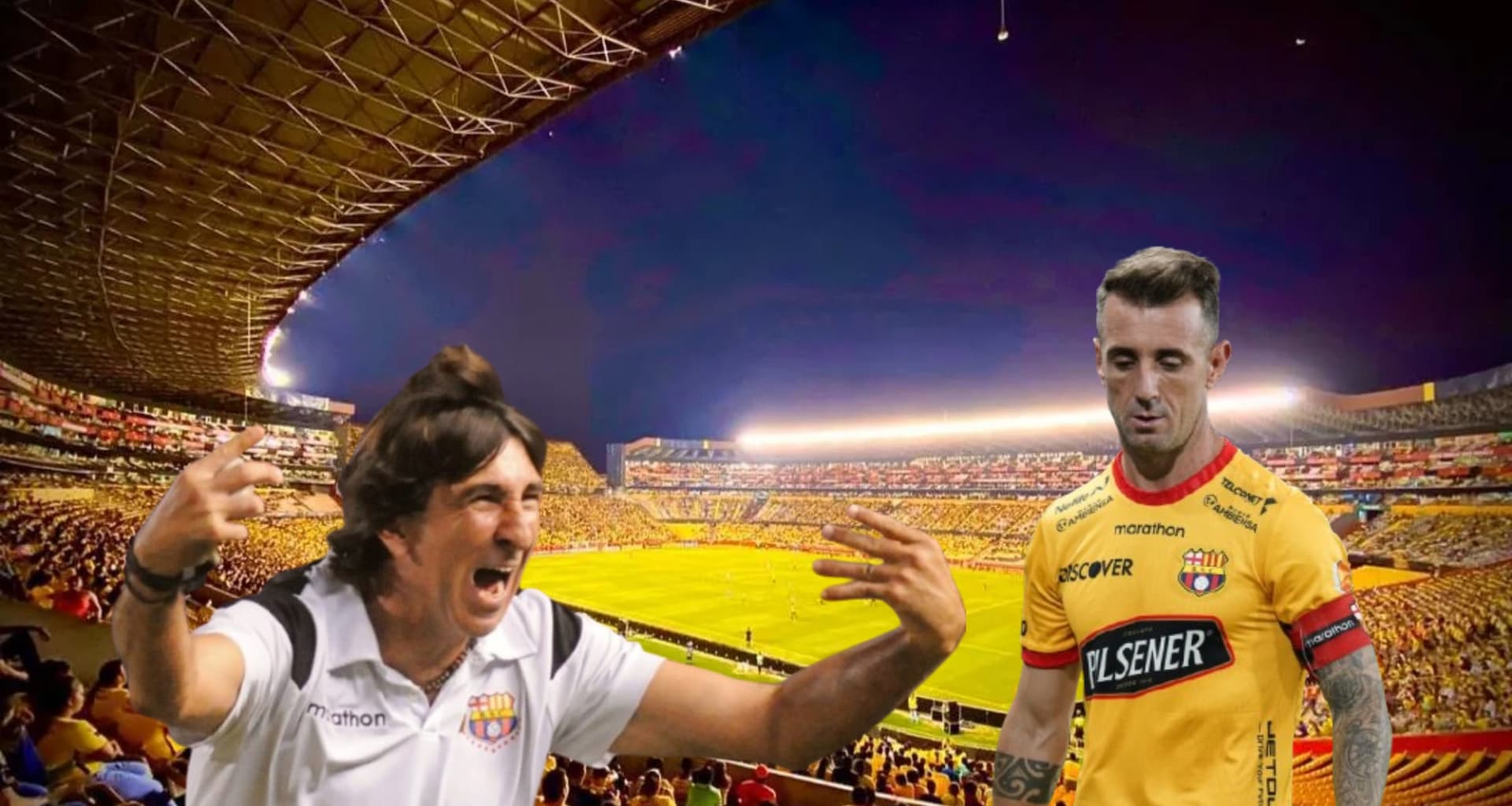 Gustavo Costas y Damián Díaz / Foto de: Nación Fútbol Ecuador