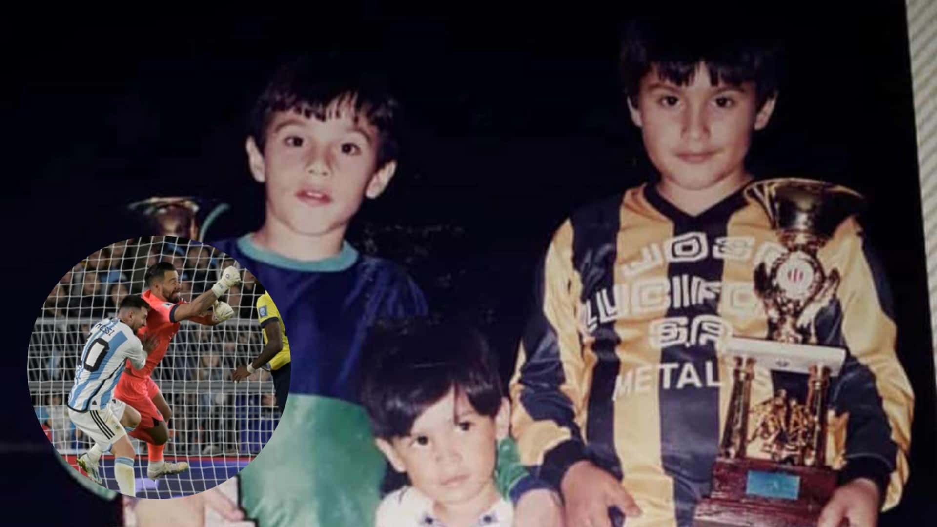 Hernán Galíndez, Lionel Messi. FOTO: Selección Argentina