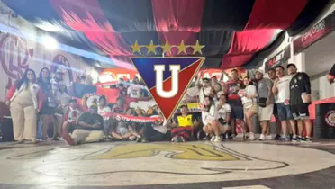 Hinchada de LDU. FOTO: El blog del Fútbol