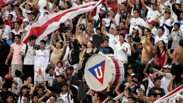 Hinchada LDU . FOTO: Ecuavisa