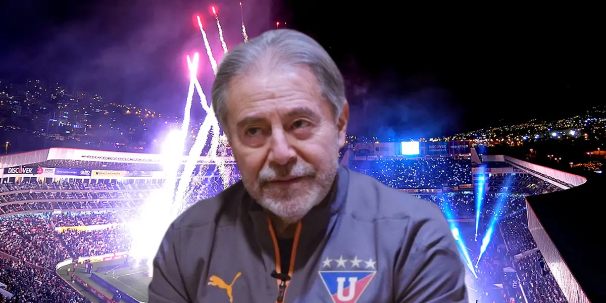 Isaac Álvarez dirigente de LDU