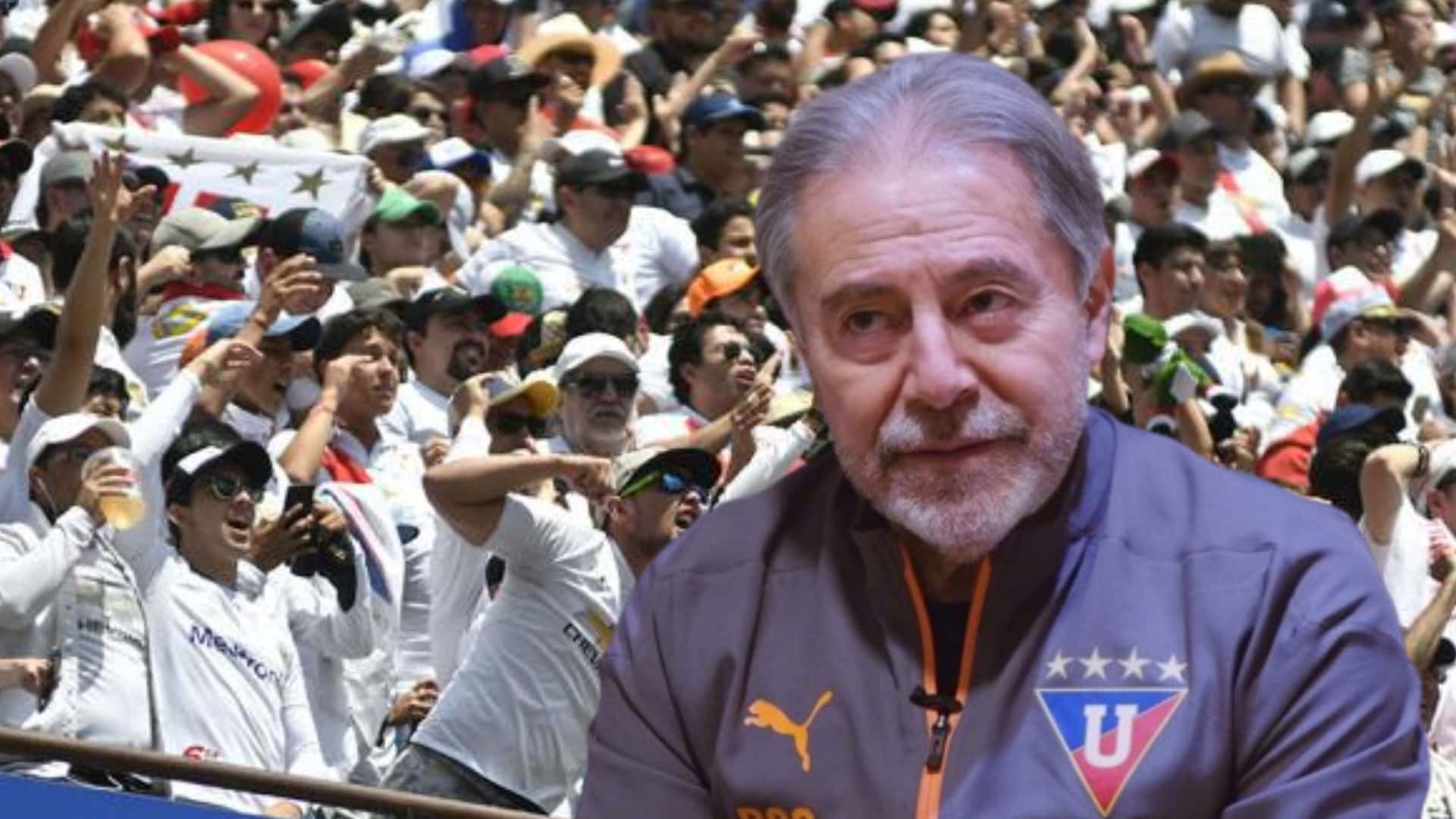 Isaac Álvarez dirigente de LDU