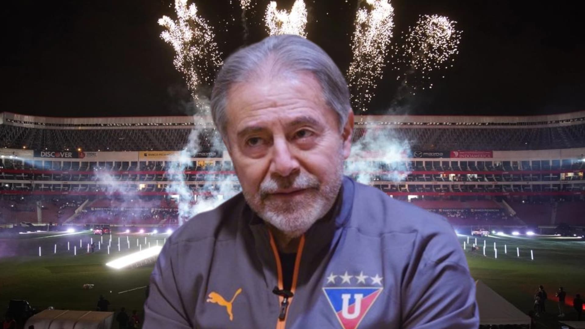 Issac Álvarez dirigente de LDU