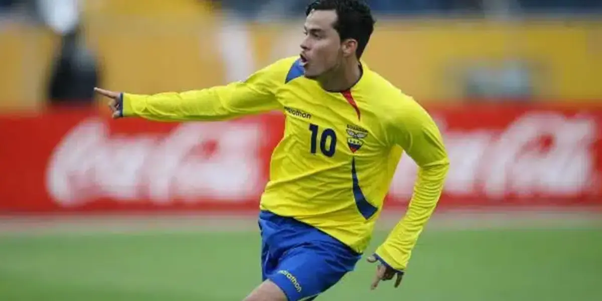 Jaime Iván Kaviedes en la Selección Ecuatoriana / Foto tomada de: API