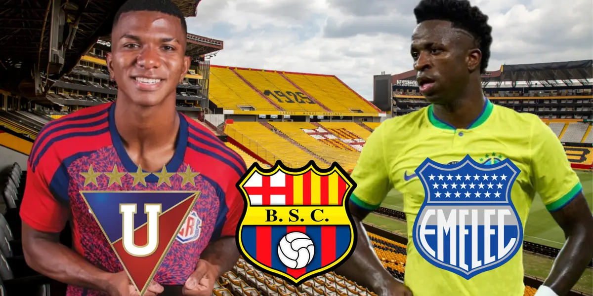 Jeyland Mitchell y Vinicius Junior (Foto tomada de: Primicias/Jeyland Mitchell/TUDN/Wikipeida)