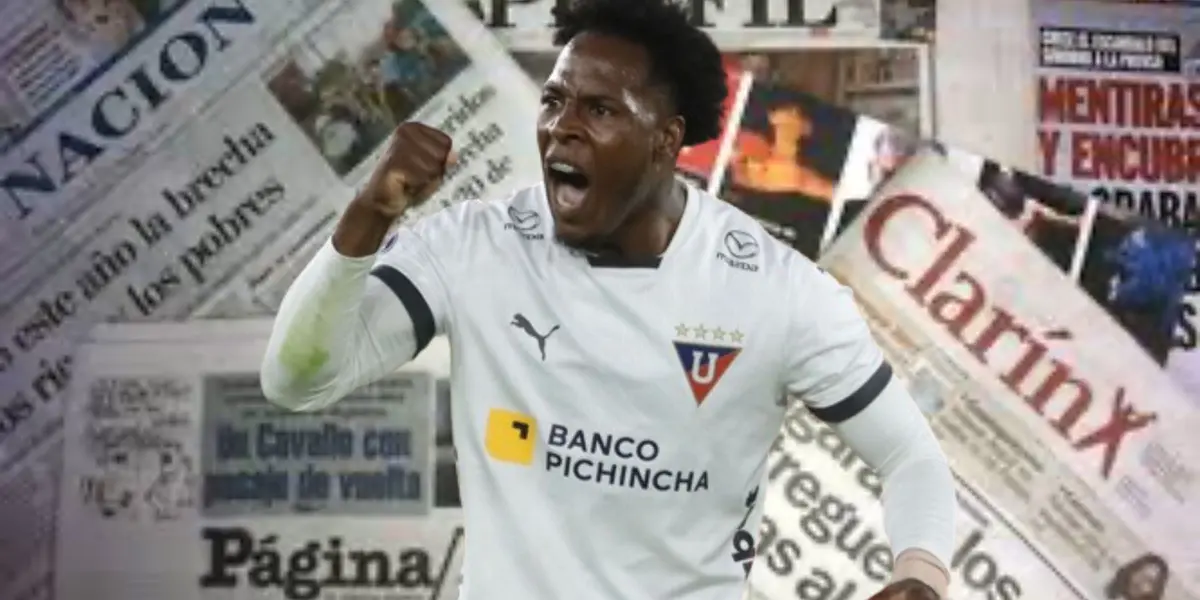Jhojan Julio jugador de LDU
