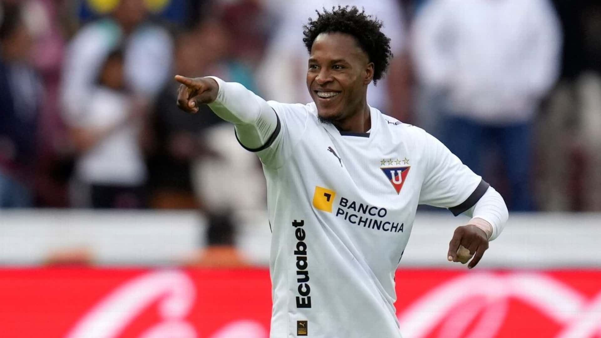 Jhojan Julio jugador de Liga de Quito