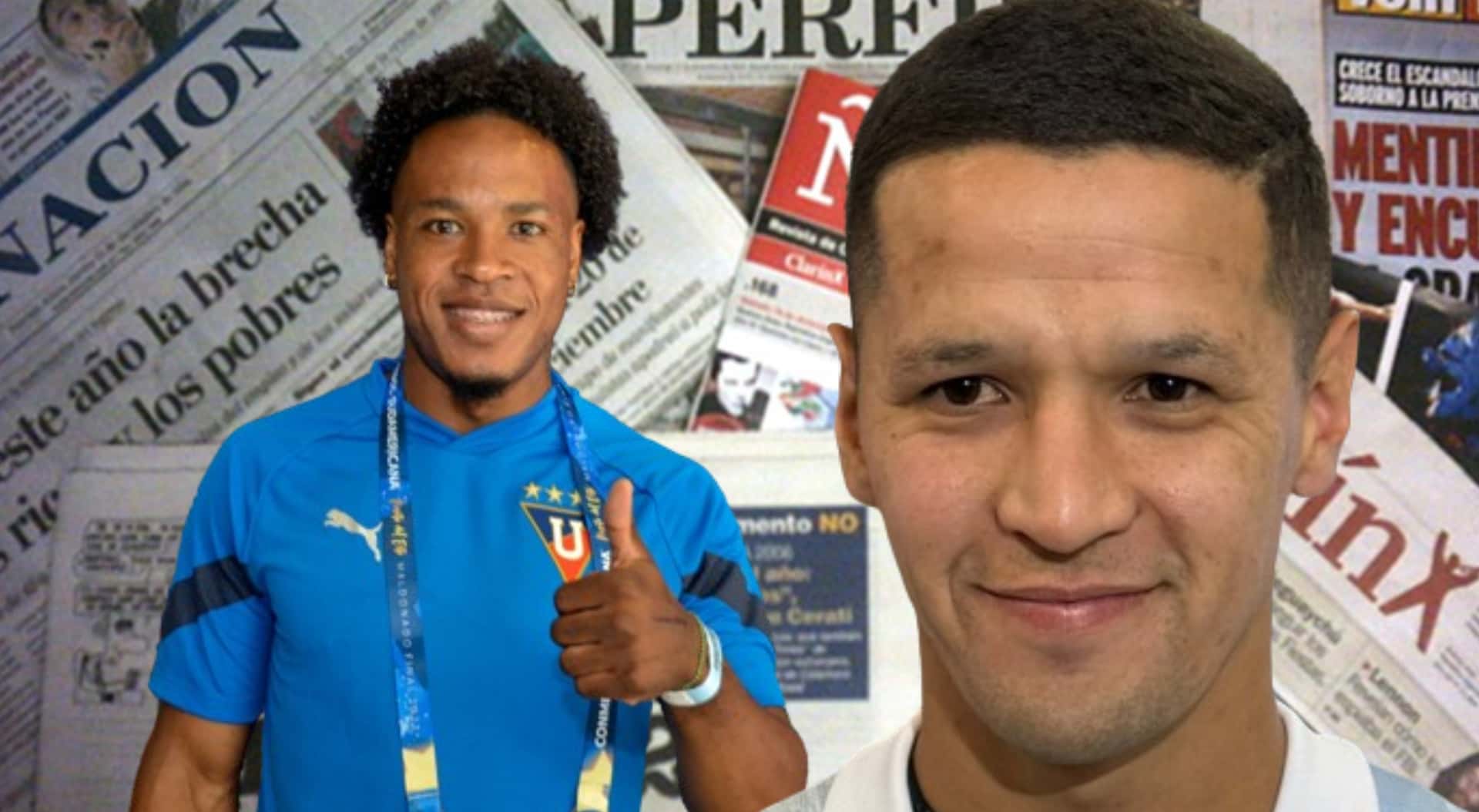 Jhojan Julio y Alex Arce