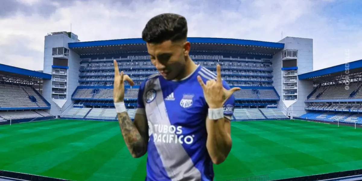 Joao Rojas con la camiseta de Emelec. Foto: Primicias