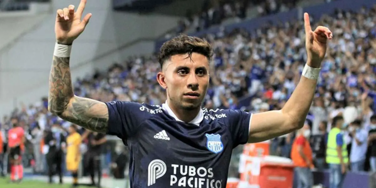 Joao Rojas en Emelec / Foto tomada de: API