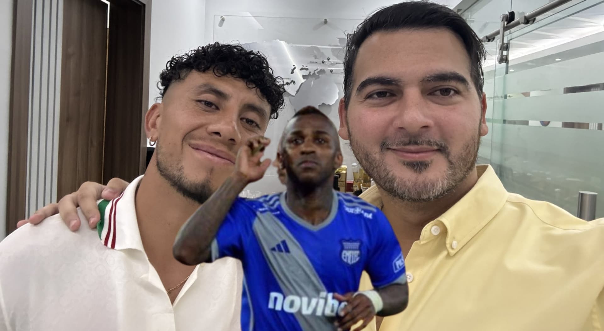 Joao Rojas y Miller Bolaños