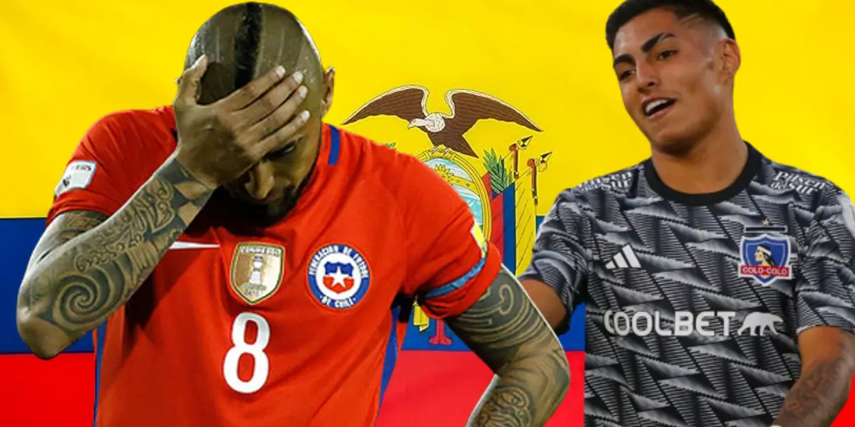 Jordhy Thompson y Arturo Vidal