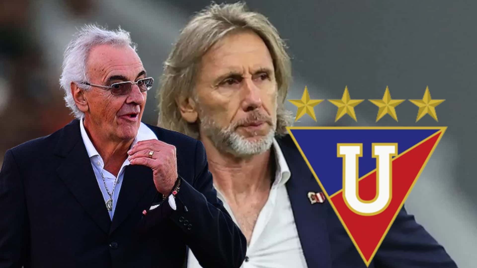 Jorge Fossati y Ricardo Gareca