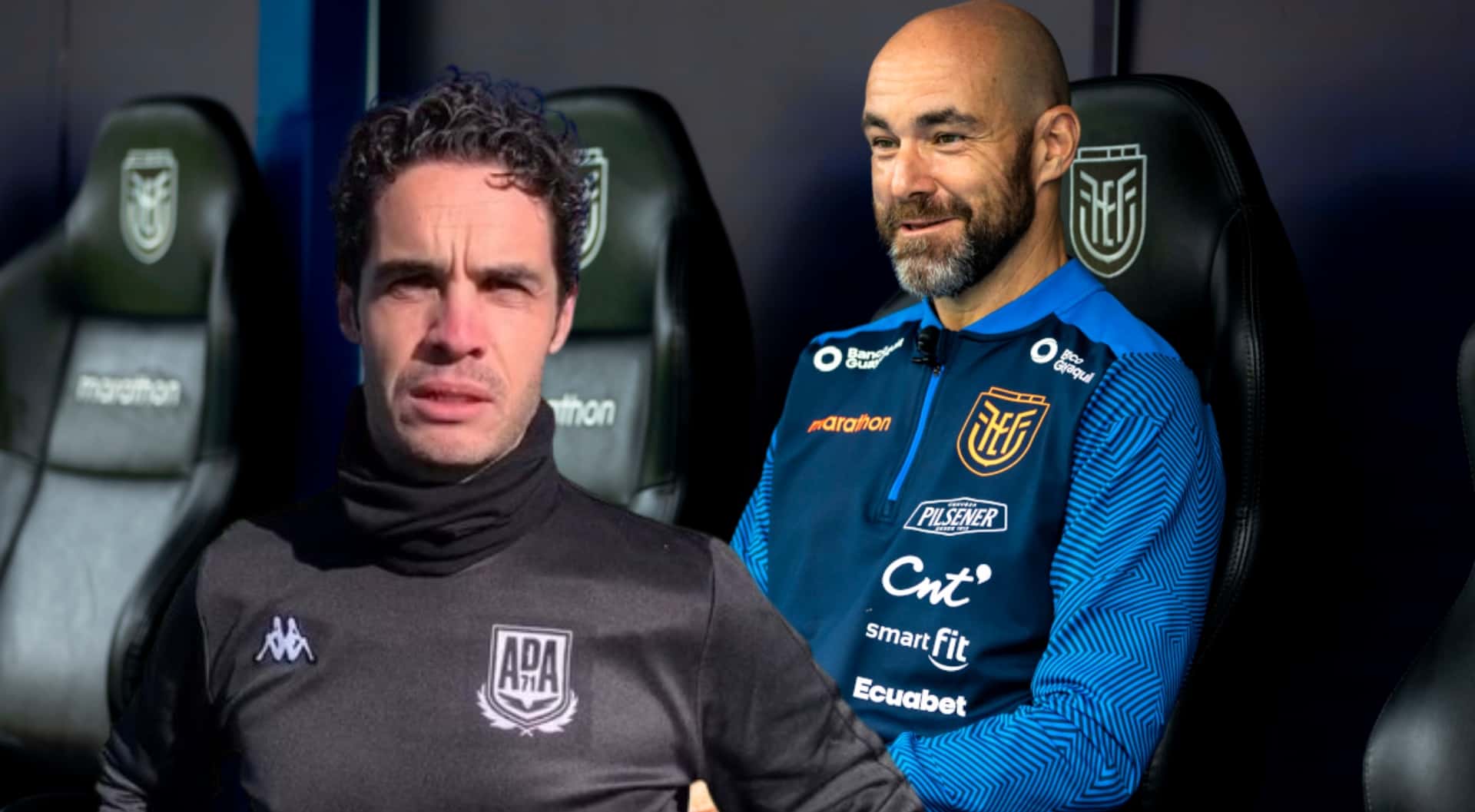 Josep Alcácer y Félix Sánchez