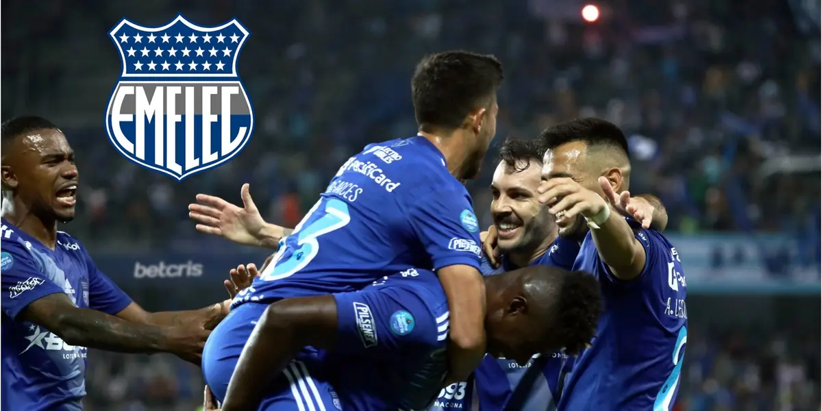 Jugadores de Emelec. Foto. Havoline Deportivo