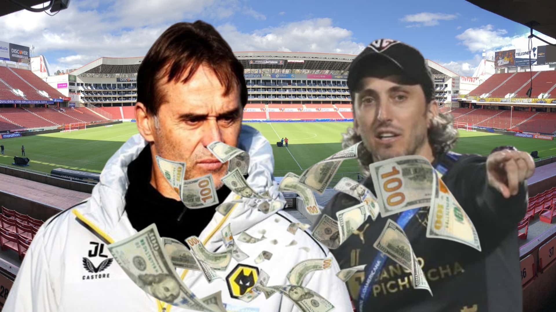 Julen Lopetegui y Luis Zubeldía