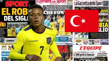 Keny Arroyo y Turquía / Foto de: Nación Fútbol Ecuador