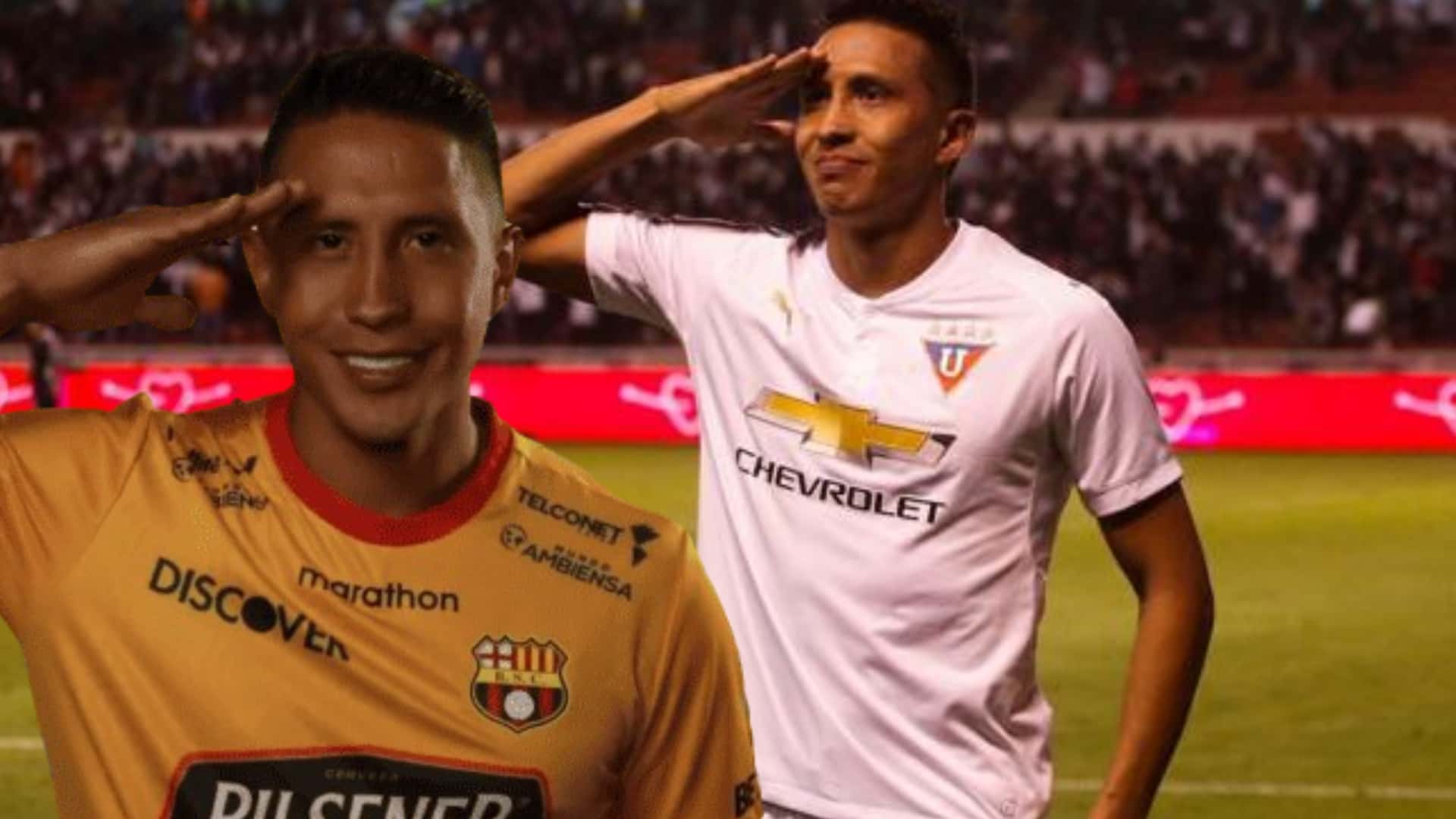La bofetada de Guerra a Liga de Quito con la camiseta de BSC