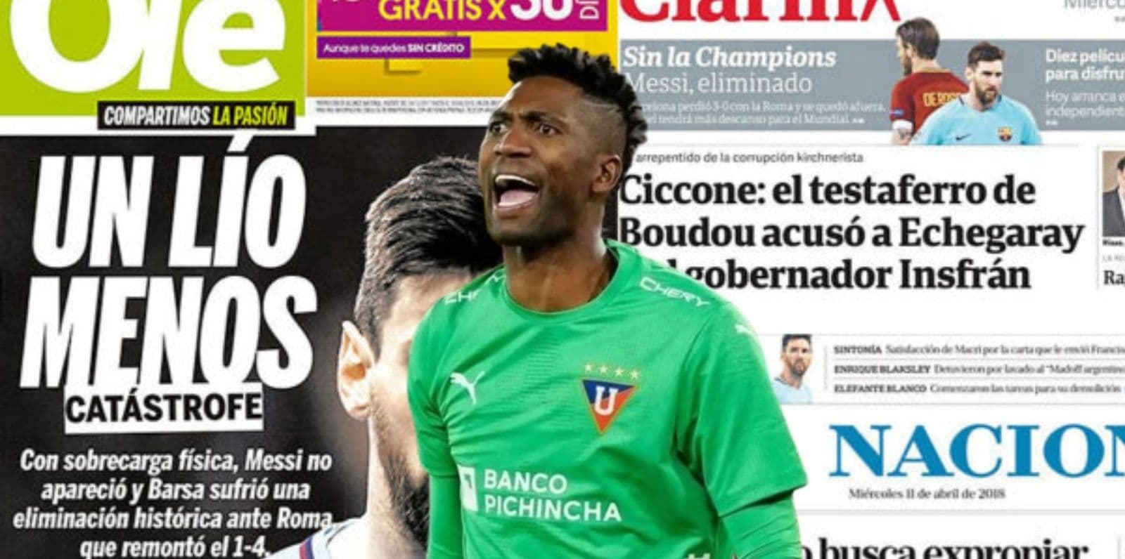 La critica de la prensa argentina a la CONMEBOL por Domínguez