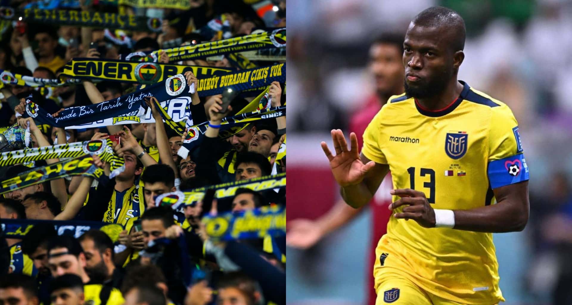 La hinchada del Fenerbahce se portó hostil con Enner Valencia, pese a que anotó un penal